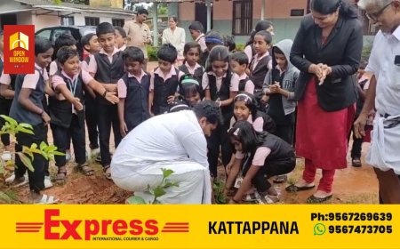 കെ എസ് എസ് യൂത്ത് വിങ്ങ് ഇരട്ടയാർ നാലുമുക്ക് യൂണിറ്റിന്റെ നേതൃത്വത്തിൽ ചെമ്പകപ്പാറ പള്ളിക്കാനം സെന്റ് പീറ്റേഴ്സ് എൽ പി സ്കൂളിൽ മരത്തൈകൾ വച്ചു പിടിപ്പിച്ചു