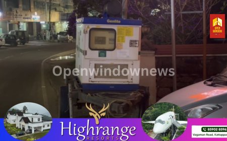 കട്ടപ്പന പള്ളിക്കവലയിൽ ഫുട്പാത്ത് കയ്യെറി സ്ഥാപിച്ചിരിക്കുന്ന ജനറേറ്റർ കാൽനട യാത്രകാർക്കും വാഹന യാത്രക്കാർക്കും  അപകട ഭീക്ഷണിയാകുന്നു