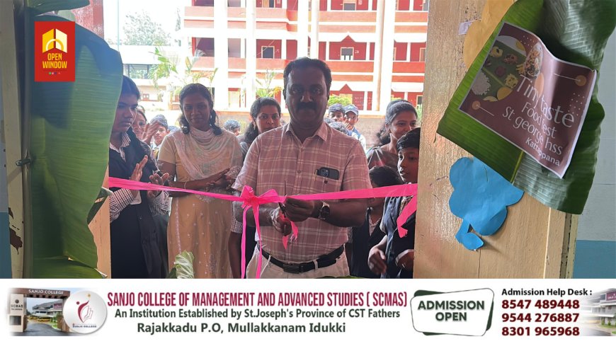 കട്ടപ്പന സെന്റ് ജോർജ് HSS സ്കൂളിൽ ടൈനി ടേസ്റ്റ് എന്ന പേരിൽ ഫുഡ് ഫെസ്റ്റ് നടത്തപ്പെട്ടു