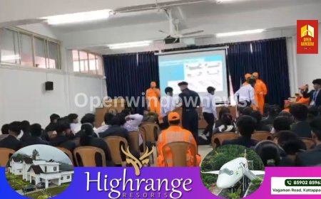 പുളിയന്മല ക്രൈസ്റ്റ് കോളേജിൽ  മാനേജ്മെന്റ് ഡിപ്പാർട്ടുമെന്റിന്റെ സഹകരണത്തോടെ, നാഷണൽ ഡിസാസ്റ്റർ റെസ്പോൺസ് ഫോഴ്സ് (NDRF) വിദ്യാർത്ഥികൾക്കായി ദുരന്ത പ്രതിരോധ പരിശീലന പരിപാടി സംഘടിപ്പിച്ചു