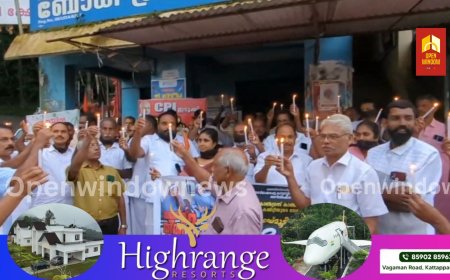 ഛത്തീസ്ഗഡിൽ ജയിലിൽ അടച്ച കന്യാസ്ത്രീകൾക്ക് പിന്തുണ അർപ്പിച്ചു കൊണ്ട്  കോൺഗ്രസ് കാഞ്ചിയാർ മണ്ഡലം കമ്മിറ്റിയുടെ നേതൃത്വത്തിൽ മൗന ജാഥ കാഞ്ചിയാറിൽ സംഘടിപ്പിച്ചു