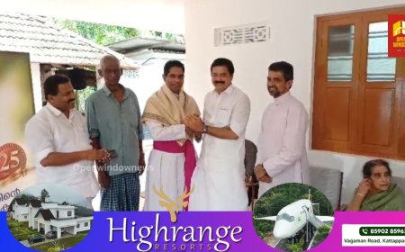 അദിലാബാദ് രൂപതാ ബിഷപ്പായി തിരഞ്ഞെടുക്കപ്പെട്ട ഫാദർ ജോസഫ് തച്ചാ പറമ്പിലിനു  മന്ത്രി റോഷി അഗസ്റ്റിനും ഇട്ടയാർ പഞ്ചായത്ത ഭരണസമിതിയും സ്വീകരണം നൽകി