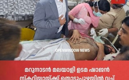 മറുനാടൻ മലയാളി ഉടമ ഷാജൻ സ്കറിയായ്ക്ക് തൊടുപുഴയിൽ വച്ച് മർദനമേറ്റു
