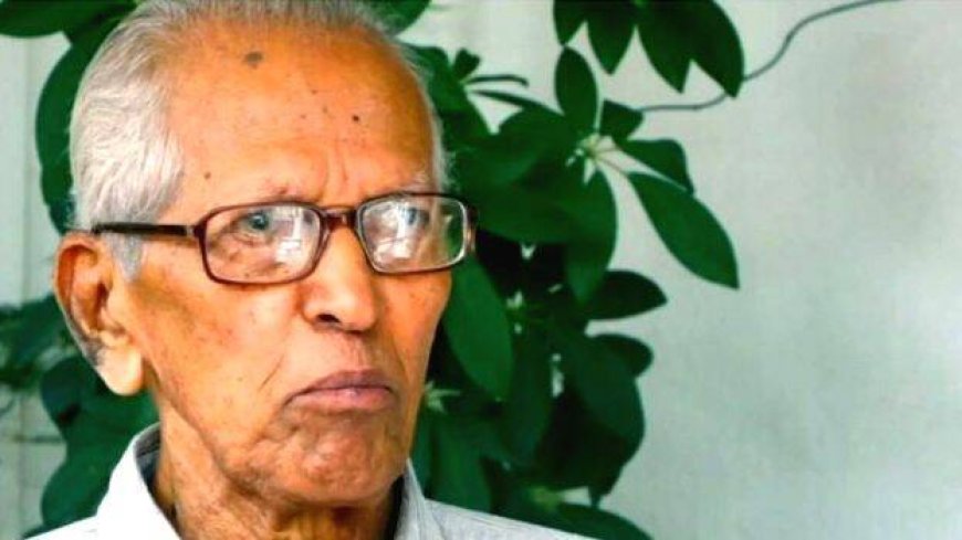 മലയാളത്തിന് തീരാനഷ്ടം; പ്രൊഫ. എം കെ സാനു അന്തരിച്ചു