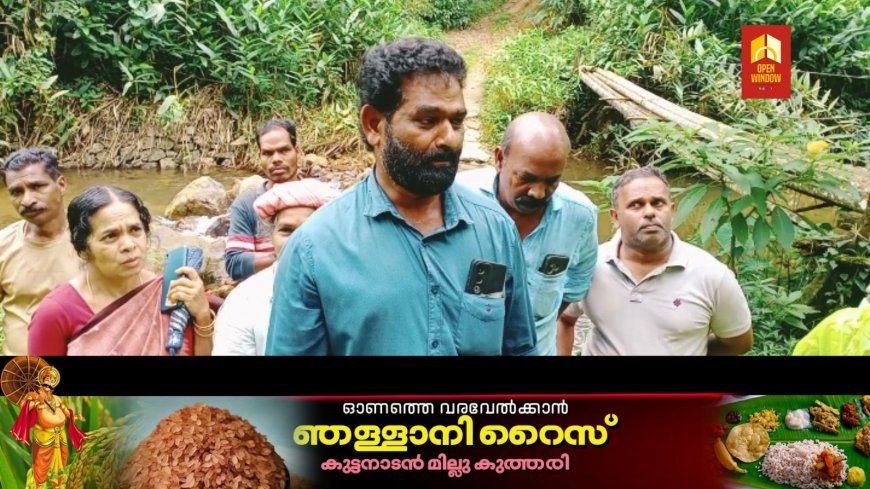 ഇടുക്കി പള്ളിവാസലിൽ  മറുകര കടക്കാന്‍ ഒരു പാലം വേണമെന്ന നാട്ടുകാരുടെ ആവശ്യത്തിന് നടപടിയില്ല