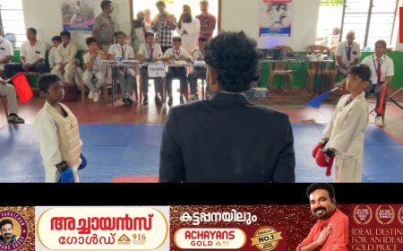 ഇടുക്കി ജില്ലയിൽ കരാട്ടെ  അഭ്യസിക്കുന്ന വിദ്യാർത്ഥികൾക്കായി  ഇന്റർ സ്കൂൾ ചാമ്പ്യൻ ഷിപ്പ് സംഘടിപ്പിച്ചു