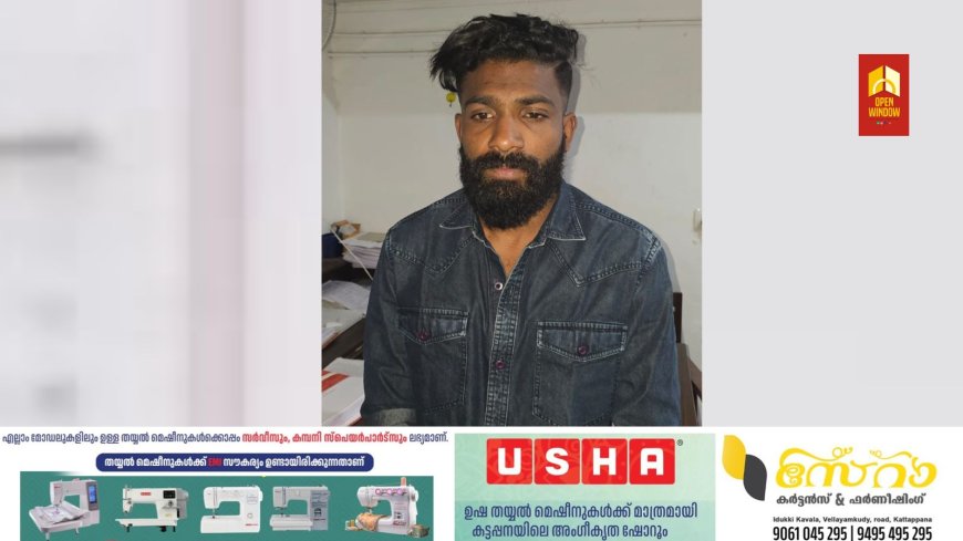 കട്ടപ്പന എം.ഡി.എം.എ. കേസിൽ സഹായിയായ മറ്റൊരാളും പിടിയിൽ