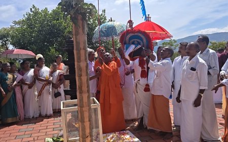 ഉപ്പുതറ അമ്പലപ്പാറ ശ്രീ ശുഭാനന്ദ തപോഗിരി തീർത്ഥാടനത്തിന് കൊടിയേറി.ശ്രീശുഭാനന്ദഗിരി മുഖ്യാചാര്യൻ സ്വാമി കൃഷ്ണദാസ് കൊടിയേറ്റ് കർമ്മം നിർവ്വഹിച്ചു