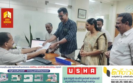 കട്ടപ്പന മുൻസിപ്പാലിറ്റിയിൽ ആദ്യത്തെ നാമനിർദ്ദേശപത്രിക എൻഡിഎയുടെ സ്ഥാനാർഥി പി ആർ രമേഷ് സമർപ്പിച്ചു