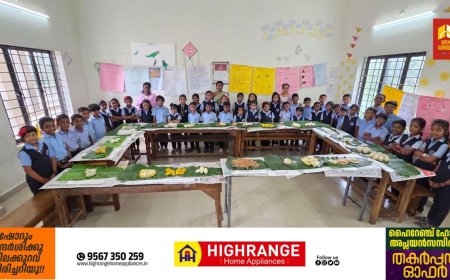 മുരിക്കട്ടുകൂടി ഗവൺമെന്റ് ട്രൈബൽ ഹയർ സെക്കൻഡറി സ്കൂളിൽ  നാടൻ പലഹാര പ്രദർശനം