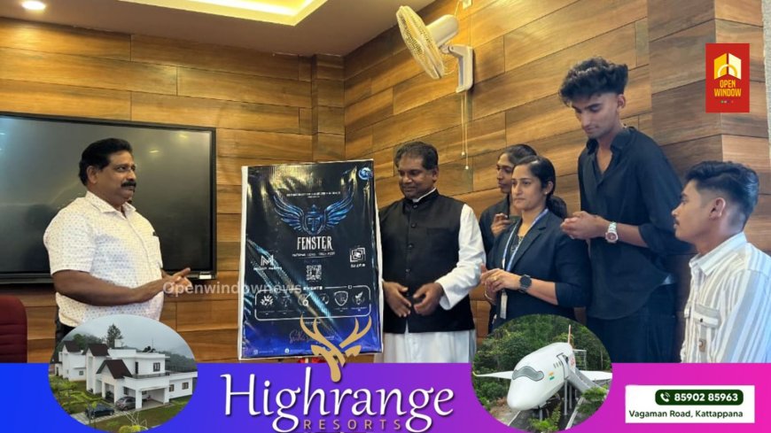 കാഞ്ചിയാർ ലബ്ബക്കട ജെ. പി. എം കോളേജിൽ 'ഫെൻസ്റ്റർ 2K25' -ൻ്റെ പോസ്റ്റർ പ്രകാശിപ്പിച്ചു