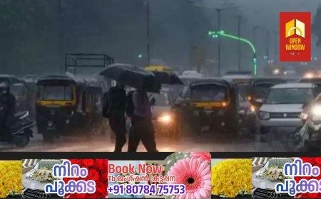 വടക്കൻ കേരളത്തില്‍ മഴ ; വരും മണിക്കൂറിലെ കാലാവസ്ഥ ഇങ്ങനെ