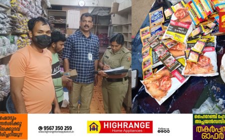 കട്ടപ്പന ടൗൺ കേന്ദ്രീകരിച്ച് അനധികൃതമായി പാൻ മസാലകൾ വിൽപ്പന നടത്തിയതിനും കൈവശം വെച്ചതിനുമായി  15 പേരുടെ പേരിൽ കേസ് എടുത്തു