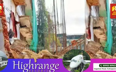 കോട്ടയം മെഡിക്കല്‍ കോളേജില്‍ നിര്‍മാണം നടക്കുന്ന കെട്ടിടത്തിലേക്ക് സ്ലാബ് വീണു ; തൊഴിലാളിക്ക് പരിക്ക്