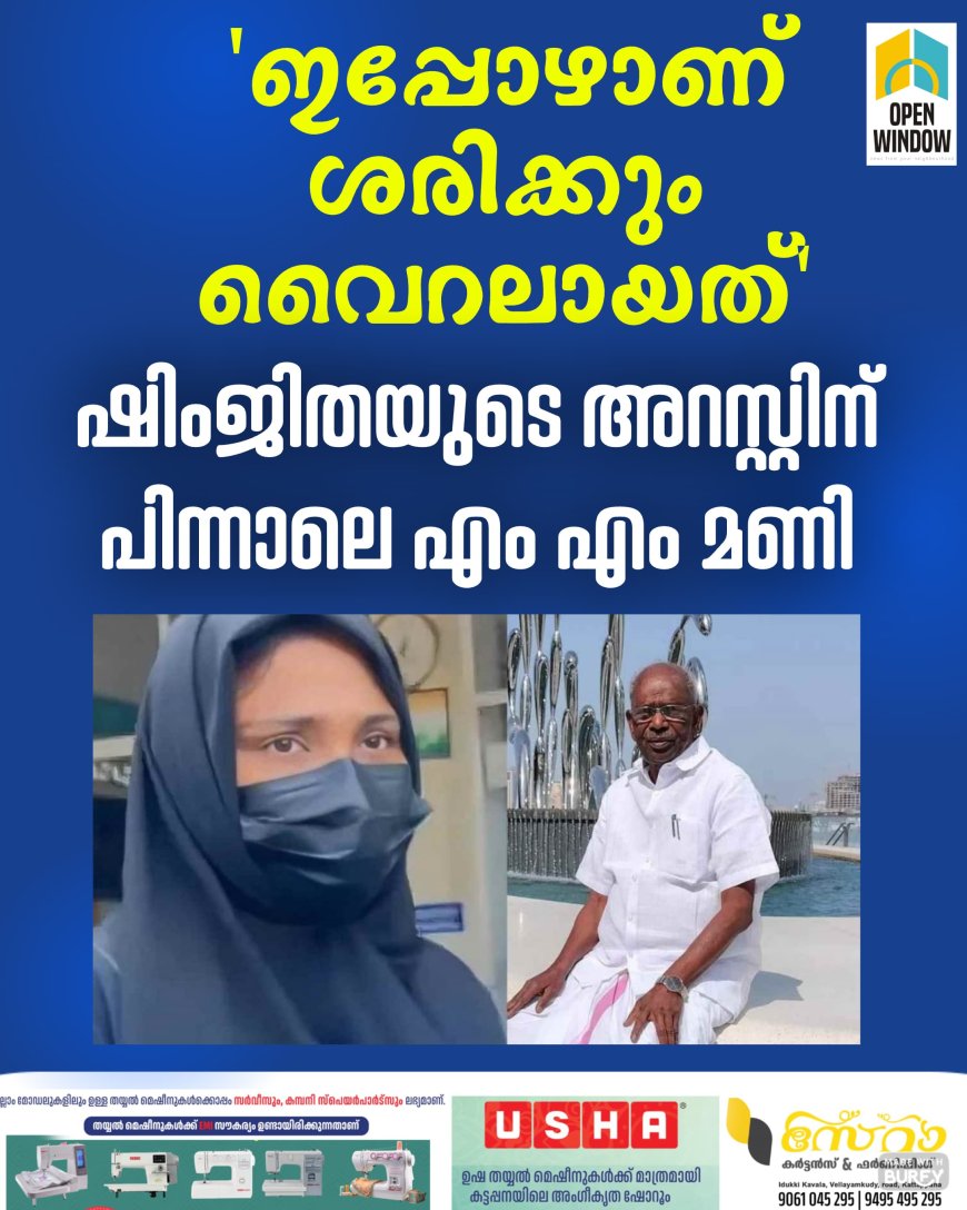'ഇപ്പോഴാണ് ശരിക്കും വൈറലായത്': ഷിംജിതയുടെ അറസ്റ്റിന് പിന്നാലെ എം എം മണി