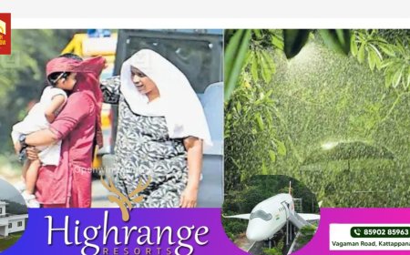 പകൽ കനത്ത വെയിലും ചൂടും, സന്ധ്യയ്ക്കു ശേഷം കനത്തമഴ. ഇങ്ങനെയായിരുന്നു ഇന്നലെ ജില്ലയിലെ കാലാവസ്ഥ. കേന്ദ്ര കാലാവസ്ഥാ