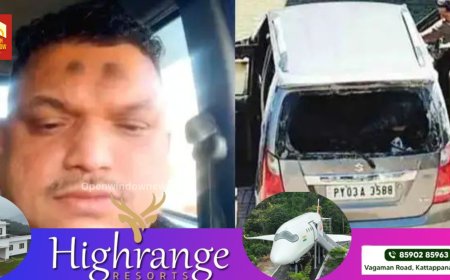 കാര്‍ കത്തി യുവാവ് മരിച്ച സംഭവം ആത്മഹത്യയെന്ന് പോലീസ്; ഭാര്യയും മക്കളും രക്ഷപെട്ടത് തലനാരിഴയ്ക്ക്