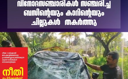 മറയൂർ-മൂന്നാർ റോഡിൽ എട്ടാംമൈലിൽ കാട്ടുകൊമ്പൻ പടയപ്പയുടെ ആക്രമണം. വിനോദസഞ്ചാരികൾ സഞ്ചരിച്ച ബസിന്റെയും കാറിന്റെയും ചില്ലുകൾ പടയപ്പ തകർത്തു.