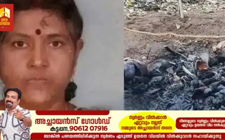വീട്ടില്‍ ചിതയൊരുക്കി ജീവനൊടുക്കാൻ ശ്രമിച്ച വീട്ടമ്മ ചികിത്സയിലിരിക്കെ മരിച്ചു