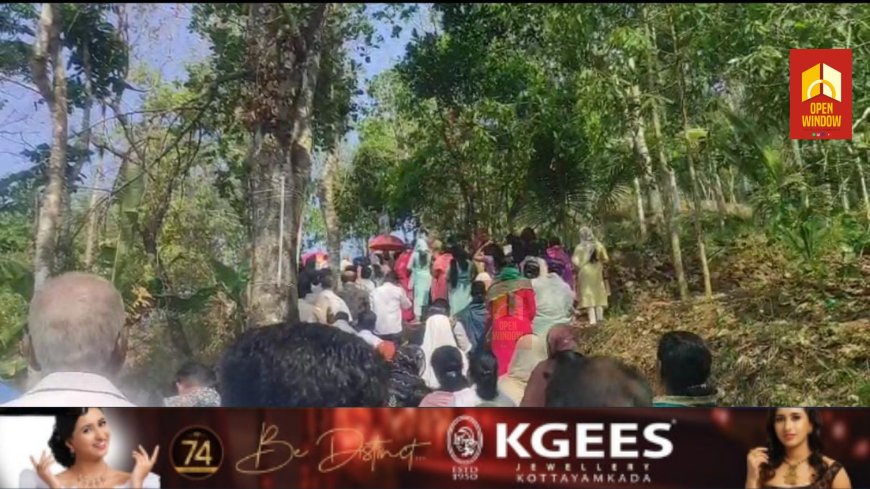 കിഴക്കൻ കാൽവരി എഴുകുംവയൽ കുരിശുമല കയറി ആയിരങ്ങൾ.