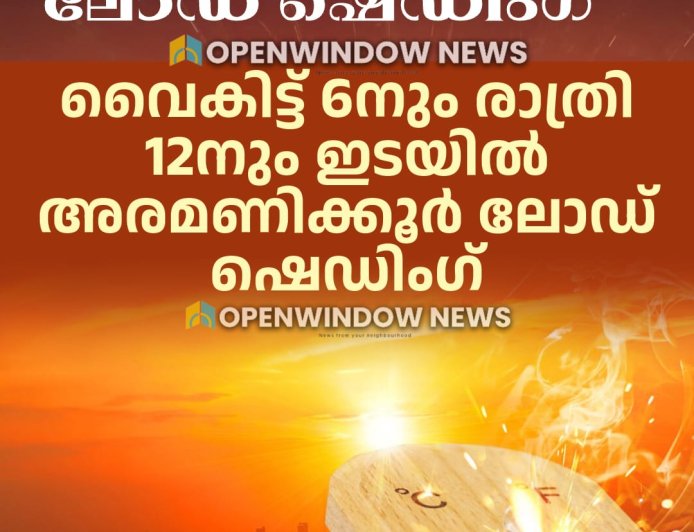 സംസ്ഥാനത്ത് ലോഡ് ഷെഡിംഗ് നടപ്പിലാക്കാന്‍ തീരുമാനം. വൈകിട്ട് 6നും രാത്രി 12നും ഇടയില്‍ അരമണിക്കൂര്‍ വരെയാണ് ലോഡ് ഷെഡിംഗിന് തീരുമാനമായിരിക്കുന്നത്.