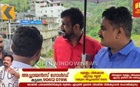 ചെറുതോണി പാലം മോദി സർക്കാരിൻ്റെ കരുതൽ , പൂർണ്ണമായും കേന്ദ്ര സർക്കാർ ഫണ്ട് ഉപയോഗിച്ച് നിർമ്മിച്ചത് : വി മനുപ്രസാദ്