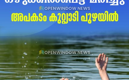 അമ്മയും മകനും ഒഴുക്കില്‍പെട്ട് മരിച്ചു;  അപകടം കുറ്റ്യാടി പുഴയില്‍