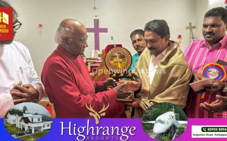 ഉപ്പുതറയിൽ  പീരുമേട് എംഎൽഎ.അഡ്വ. സിറിയക്  തോമസിന് ലോൺട്രീ സി എസ്‌ ഐ ഇടവകയുടെ നേതൃത്വത്തിൽ സ്വീകരണം നൽകി