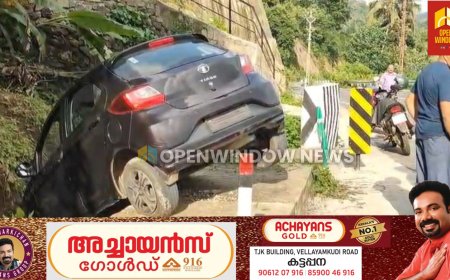 ഉപ്പുതറ ചപ്പാത്ത് ആലടിക്ക് സമീപം കാർ അപകടത്തിൽ പെട്ടു. കൂട്ടാറ്റിൽ നിന്നും കൊല്ലത്തിന് പോയ കുടുംബമാണ് അപകടത്തിൽ പെട്ടത്.