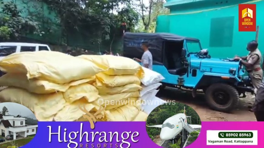 കുമളിയില്‍ വന്‍ നിരോധിത പുകയില വേട്ട;  30 ചാക്കിലധികം നിരോധിത പുകയില ഉത്പ്പന്നങ്ങള്‍ പിടികൂടി