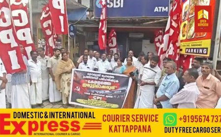 സിപിഐ കട്ടപ്പന മണ്ഡലം കമ്മിറ്റിയുടെ നേതൃത്വത്തിൽ ലബ്ബകടയിലുള്ള കെ എസ് ഇബി ഓഫീസിലേക്ക് സിപിഐ പ്രവർത്തകർ മാർച്ച് നടത്തി