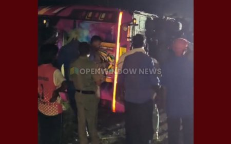 ഇടുക്കിയിൽ ടൂറിസ്റ്റ് ബസ് മറിഞ്ഞ് സഞ്ചാരികൾക്ക് പരുക്ക്; അപകടം പൂപ്പാറയ്ക്ക് സമീപം