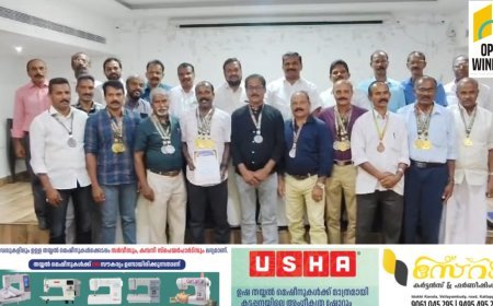 സംസ്ഥാന മാസ്റ്റേഴ്സ് മീറ്റിൽ മികച്ച വിജയം നേടിയ കായിക താരങ്ങളെ മലയാളി മാസ്റ്റേഴ്സ് അത് ലറ്റിക്സ് അസോസിയേഷൻ ഇടുക്കി ജില്ലാ കമ്മറ്റിയുടെ നേതൃത്വത്തിൽ
ആദരിച്ചു.
