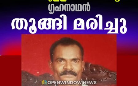 ഉപ്പുതറ കൊച്ചുകരിന്തരുവിയിൽ വീടിനുള്ളിൽ
തീയിട്ട് ഗൃഹനാഥൻ തൂങ്ങി മരിച്ചു.