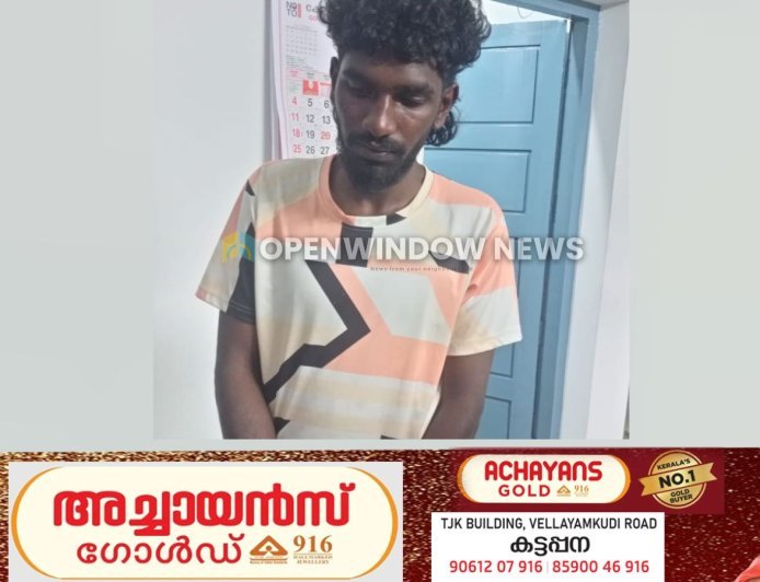 പ്രായപൂർത്തിയാകാത്ത പെൺകുട്ടിയെ പീഡിപ്പിച്ച കേസിൽ അണക്കര സ്വദേശിയായ പ്രതി അറസ്റ്റിൽ