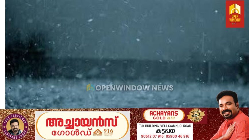 കേരളത്തിൽ ഇന്നും വ്യാപക മഴക്ക് സാധ്യത, ഇടുക്കി ഉൾപ്പെടെ 10 ജില്ലകളിൽ യെല്ലോ അലർട്ട്