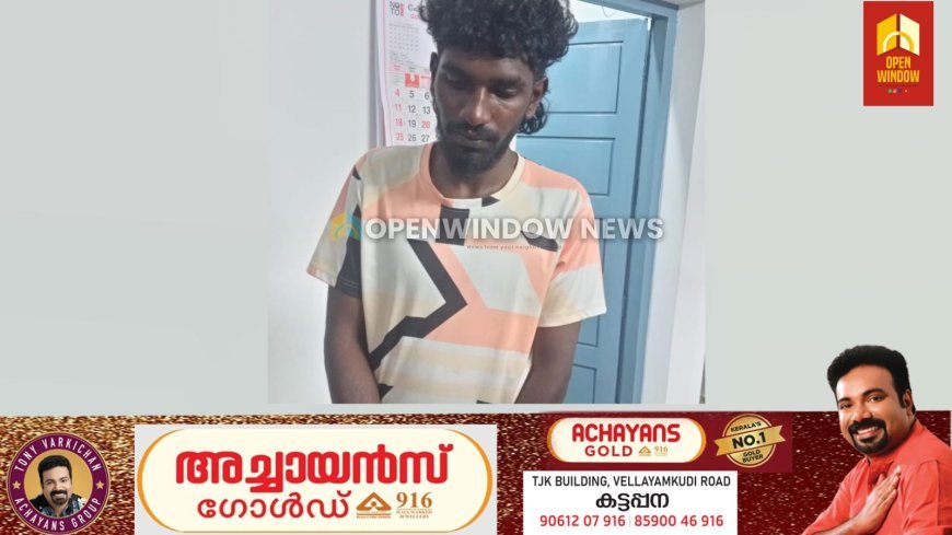 പ്രായപൂർത്തിയാകാത്ത പെൺകുട്ടിയെ പീഡിപ്പിച്ച കേസിൽ അണക്കര സ്വദേശിയായ പ്രതി അറസ്റ്റിൽ